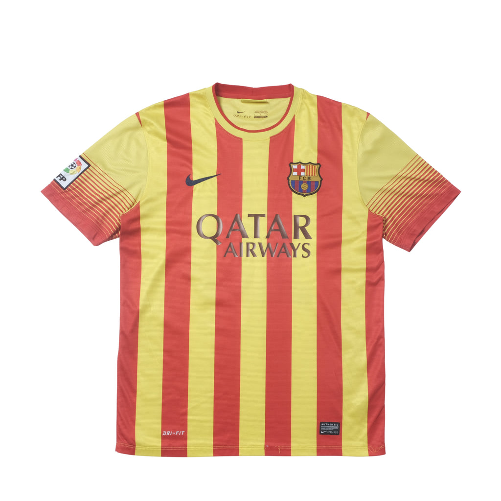 2013/14 Barcelona Away Shirt Nike Messi (M)