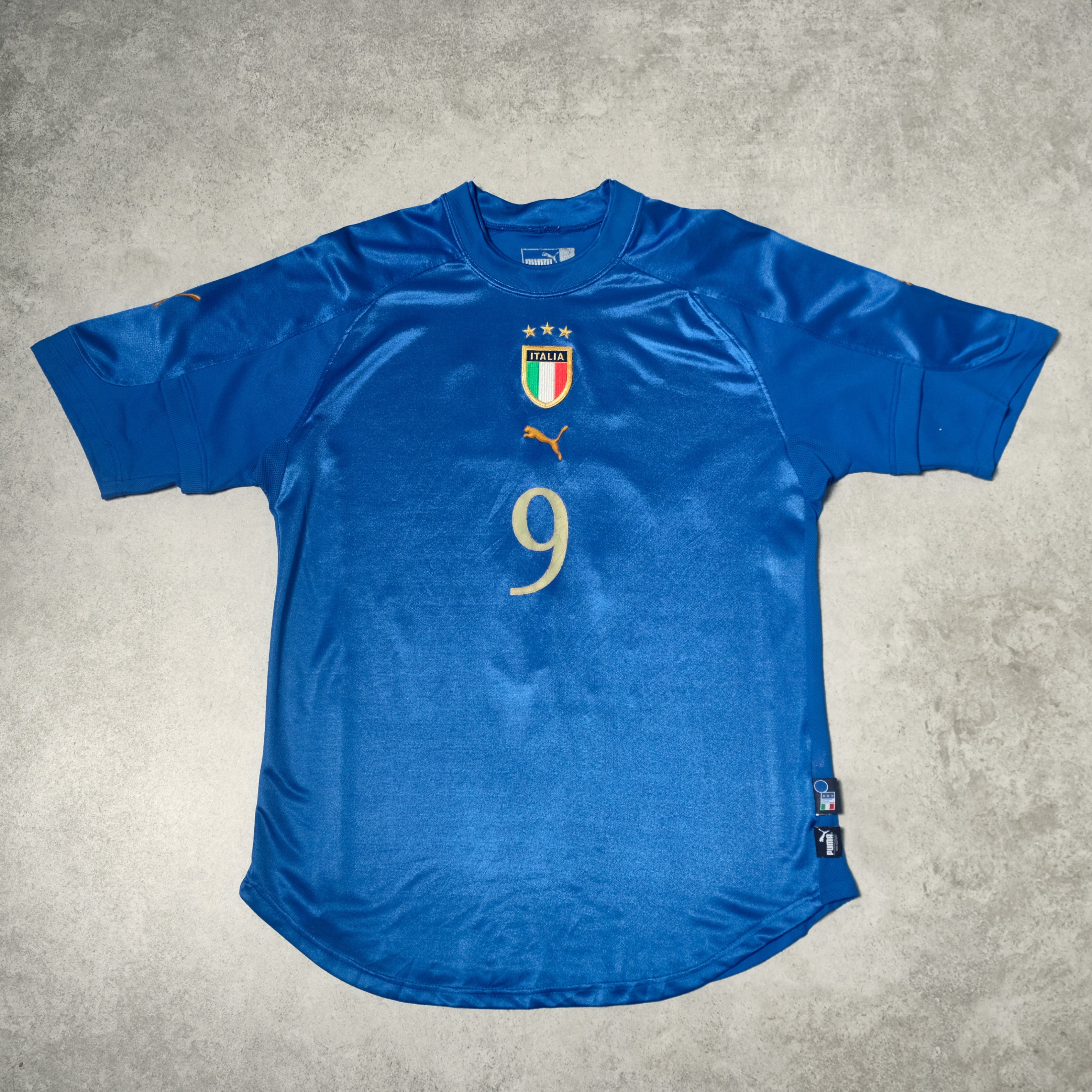 2004/06 Italy Home Shirt Puma Vieri (L/XL)