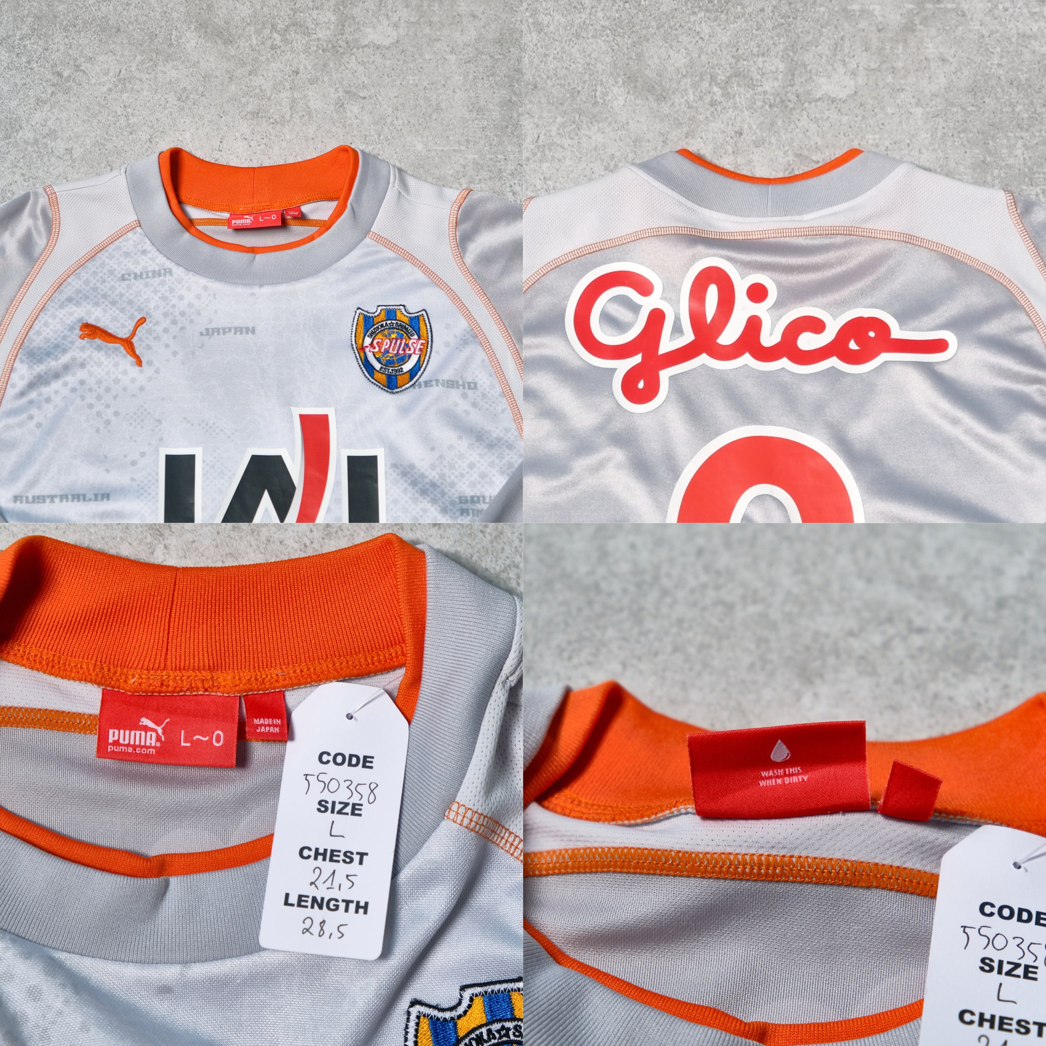 2005/06 Shimizu S-Pulse Away Goalkeeper Shirt Puma J-League (L)