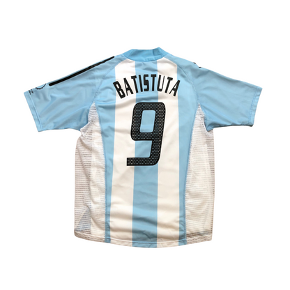 Argentina Batistuta 2002/2004 Adidas Home Football Shirt Small
