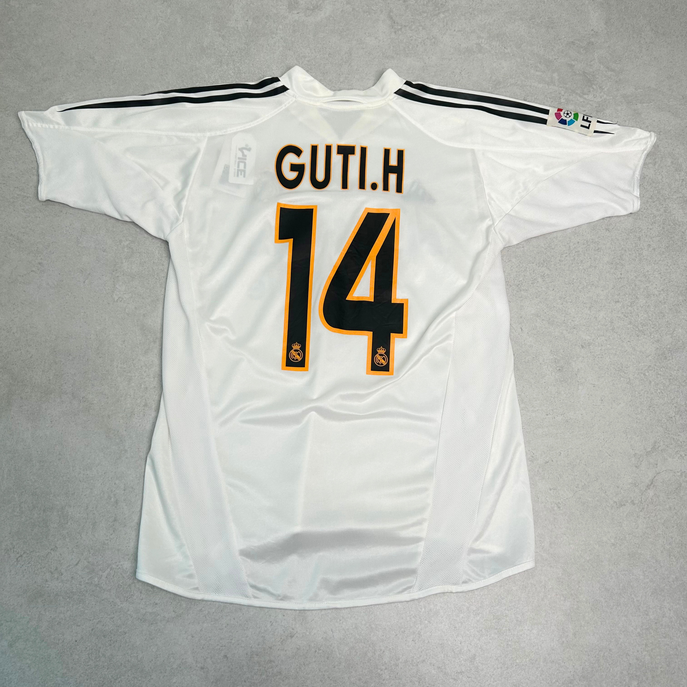 2004/05 Real Madrid Home Shirt Adidas Guti (M)