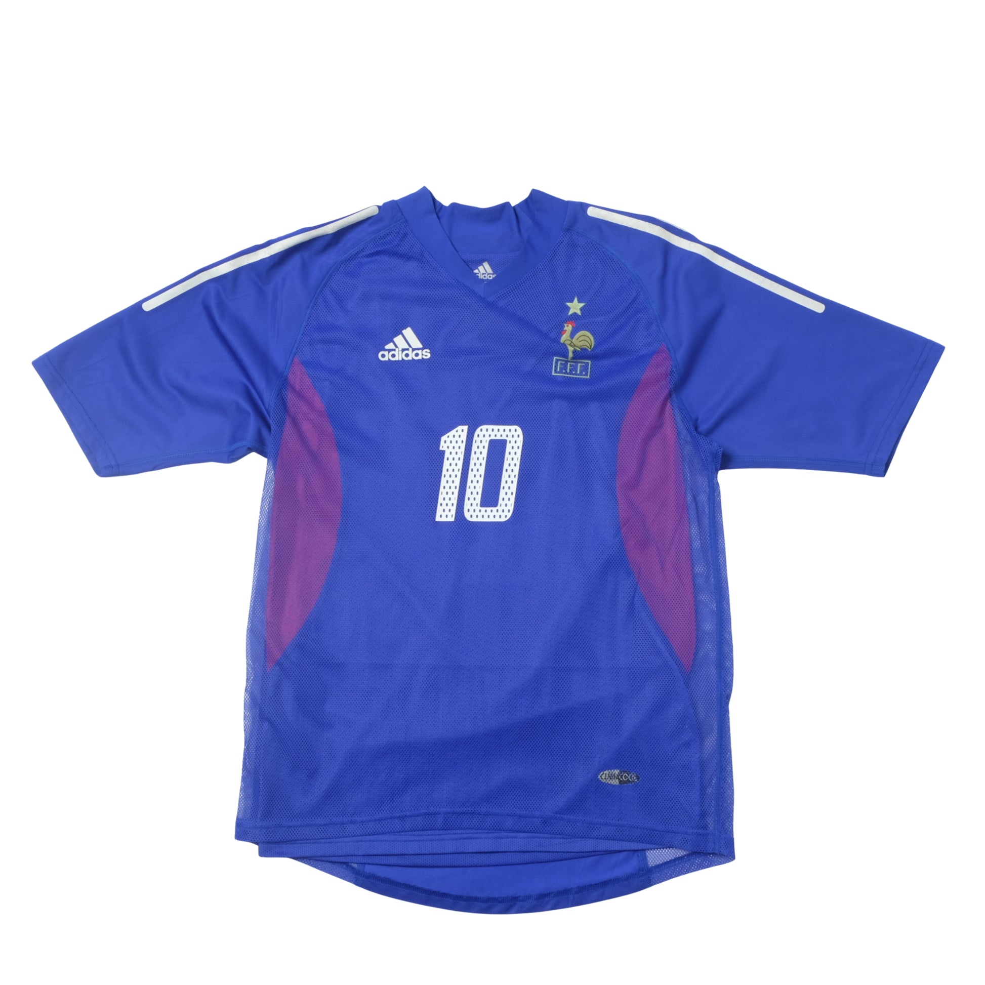 2002/04 France Home Shirt Adidas Zidane (M) 