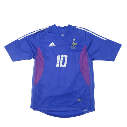 2002/04 France Home Shirt Adidas Zidane (M) 