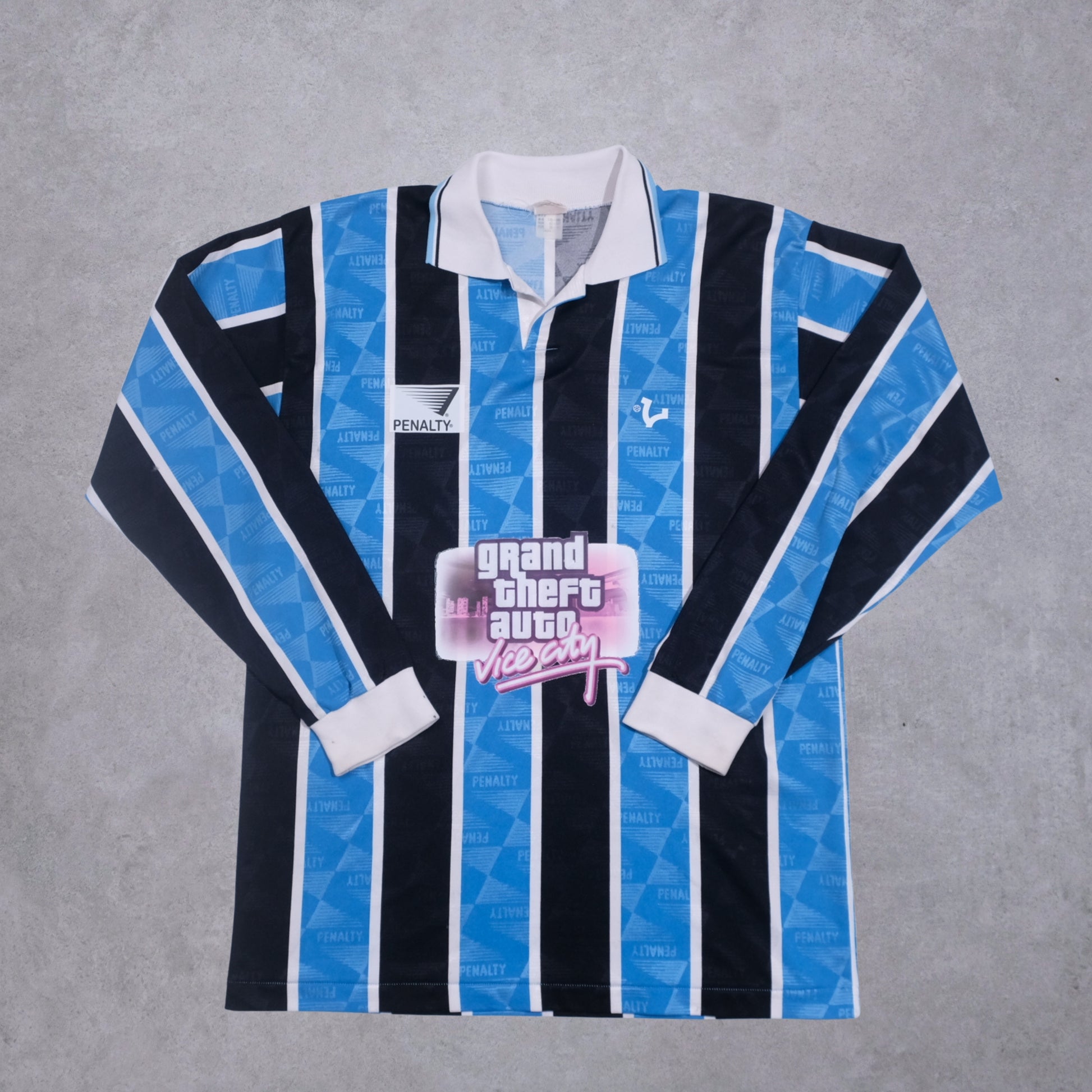 1990s VICE Footbal Store x Grand Theft Auto Custom Football Shirt Penalty (L/XL)