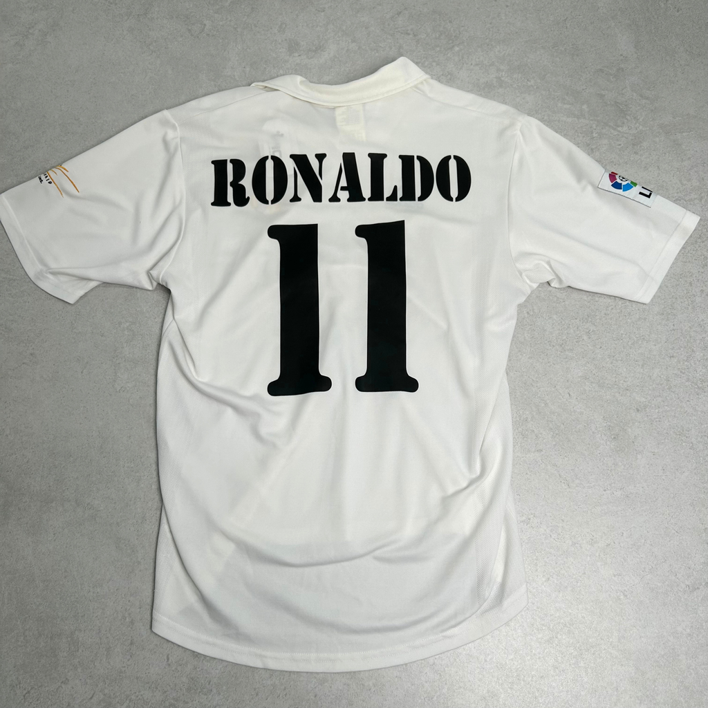 2002/03 Real Madrid Centenary Home Shirt Adidas Ronaldo (M)