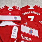 2007/08 Bayern Munich Home Shirt Adidas Ribery (XL)