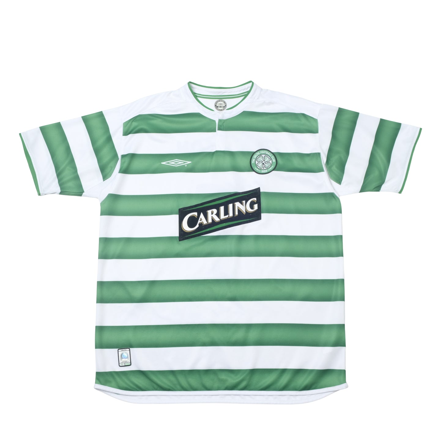 2003/04 Celtic Home Shirt Umbro Larsson (XL/XXL) 