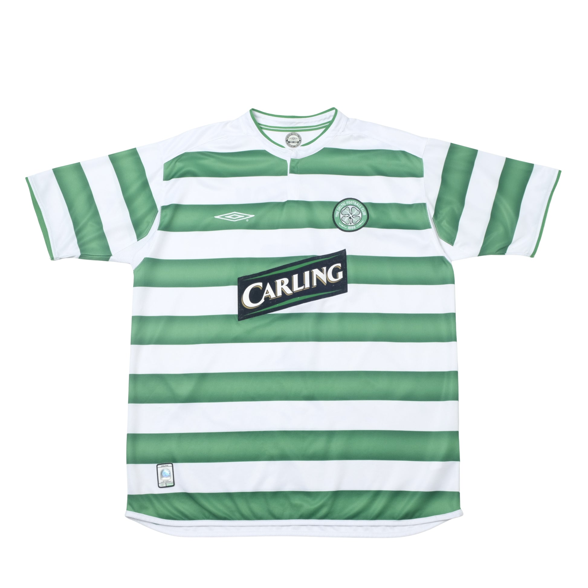2003/04 Celtic Home Shirt Umbro Larsson (XL/XXL) 