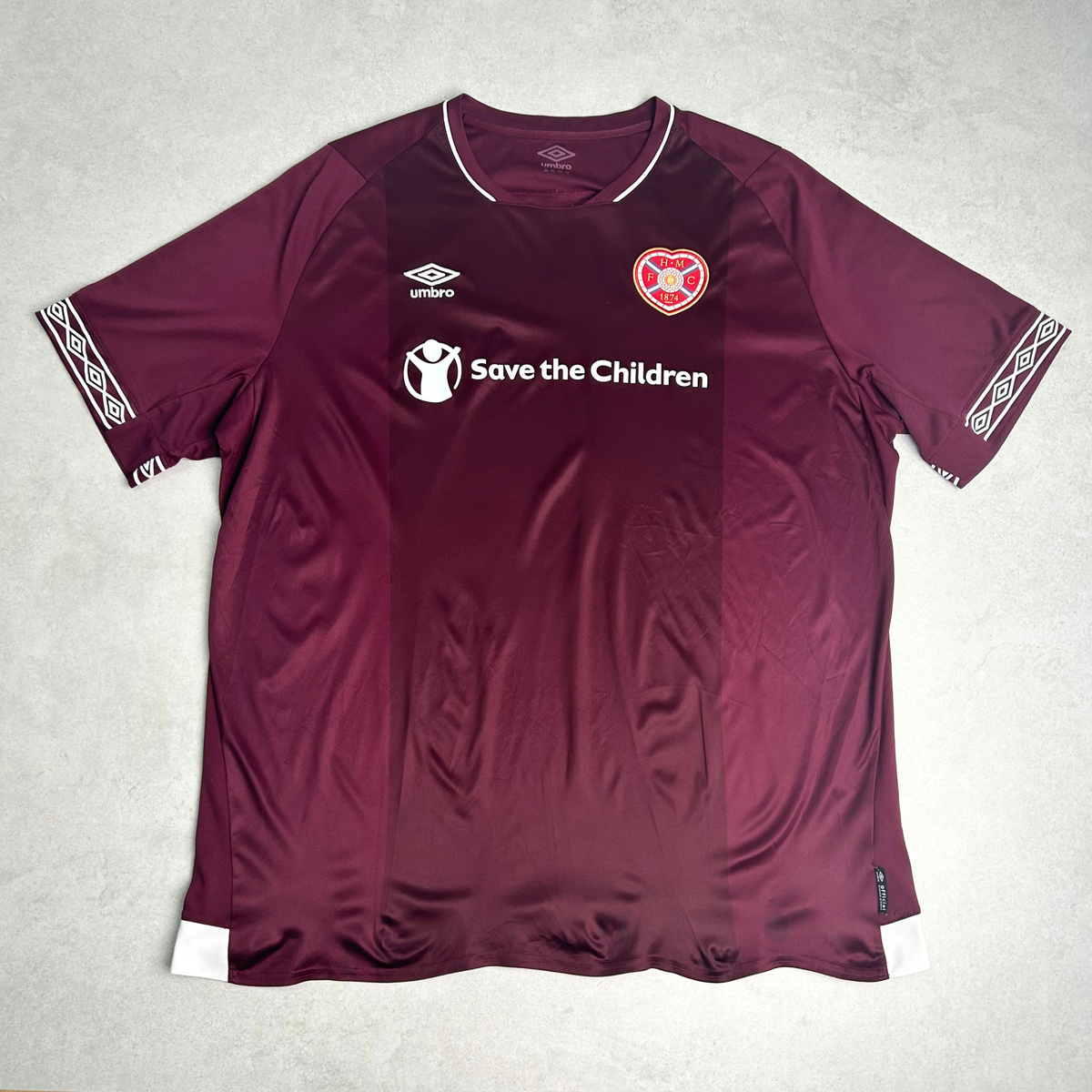 2018/19 Heart of Midlothian Home Shirt Umbro (XL)