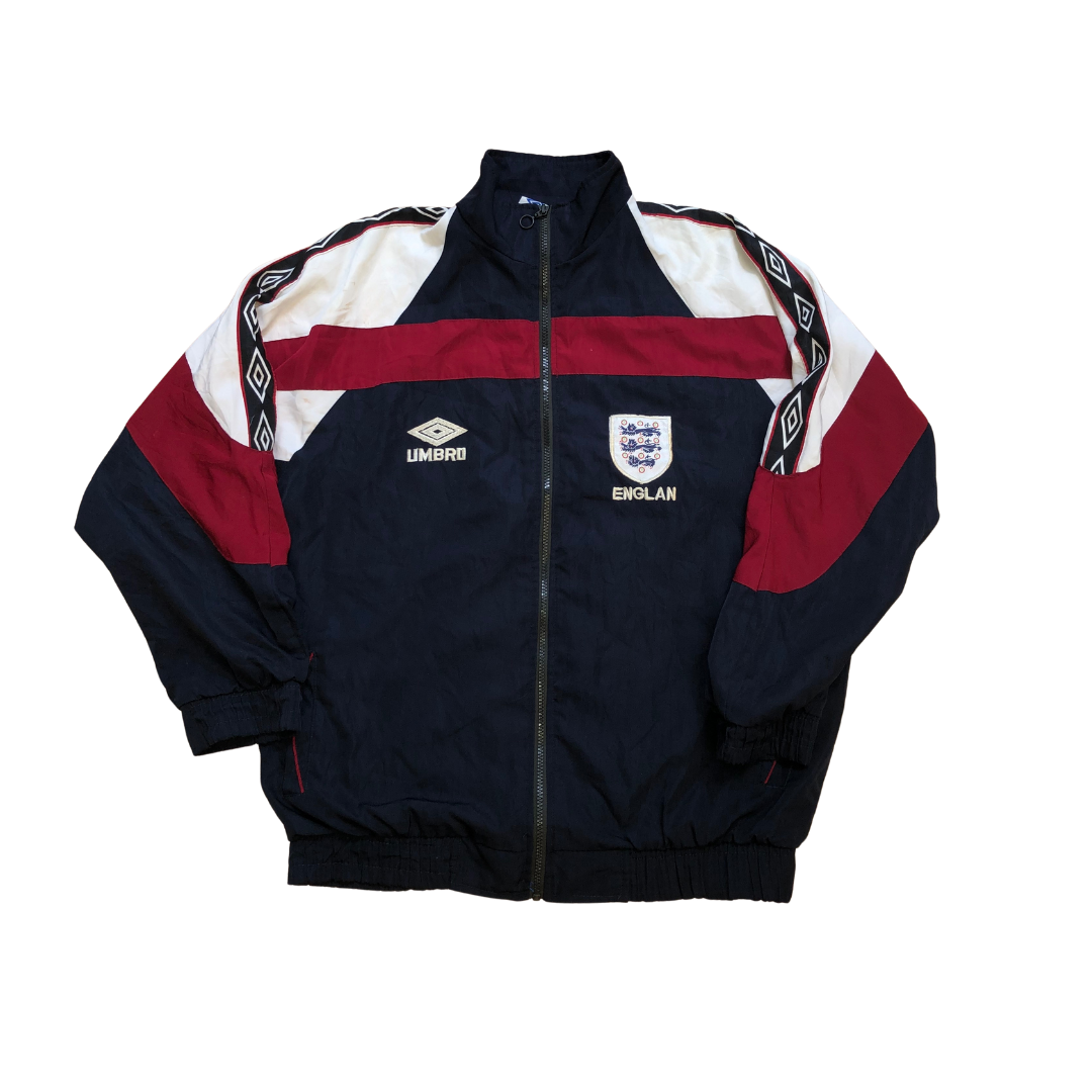 England Umbro 1990s Football Track Jacket Large