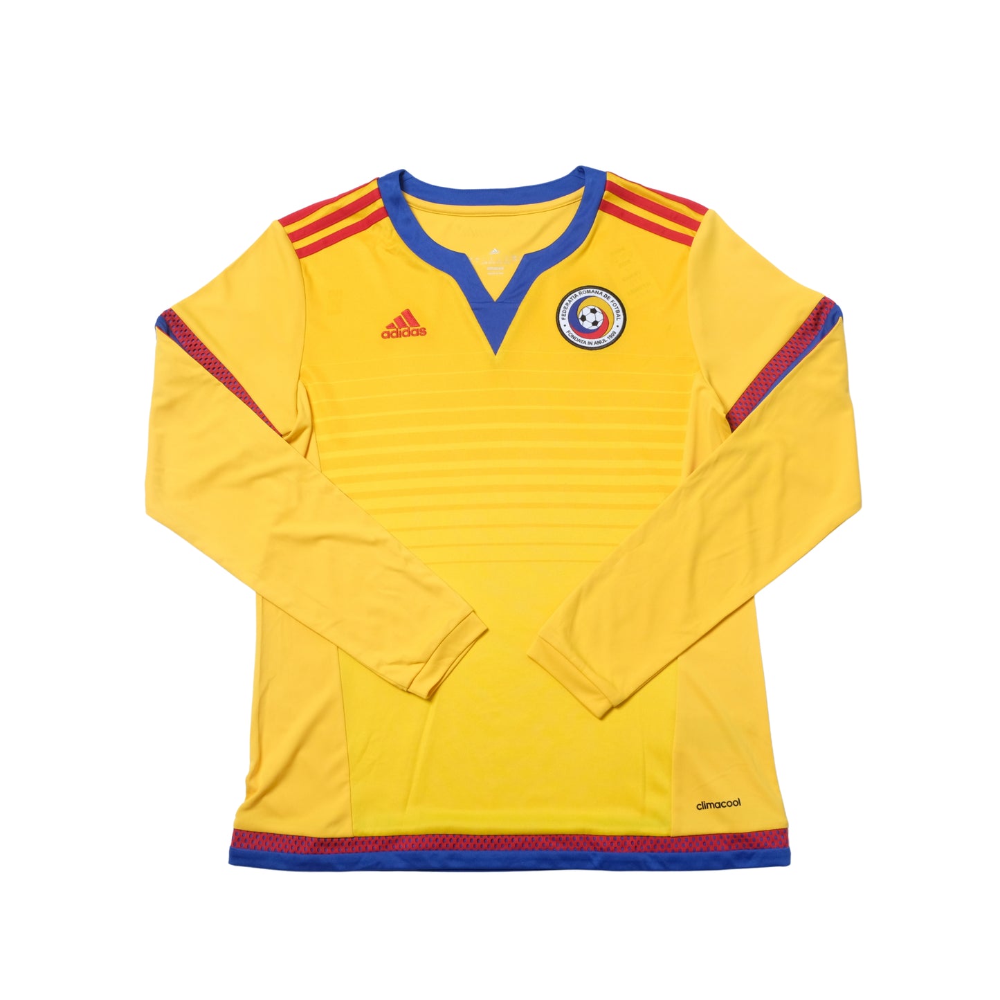 2014 Romania World Cup Qualifier Home Shirt Adidas (S)