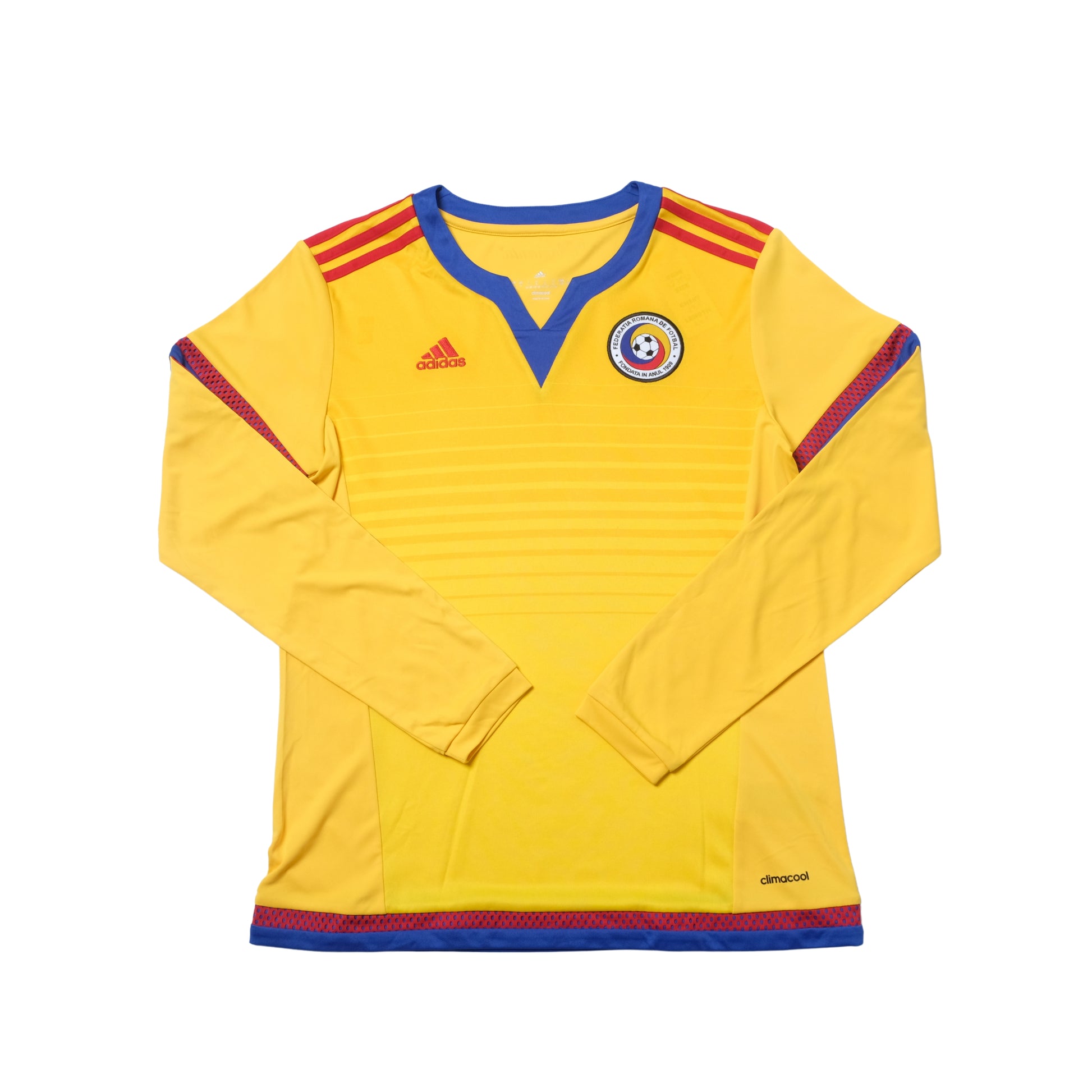 2014 Romania World Cup Qualifier Home Shirt Adidas (S)