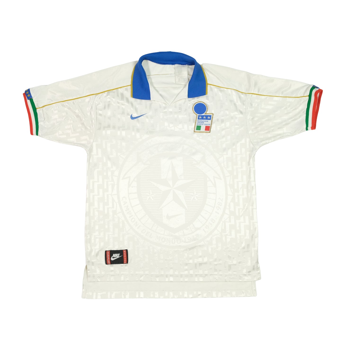 Italy 1995 Nike Original Away Football Shirt Medium