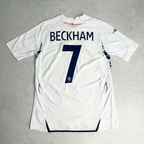 2007/09 England Home Shirt Umbro Beckham (S)
