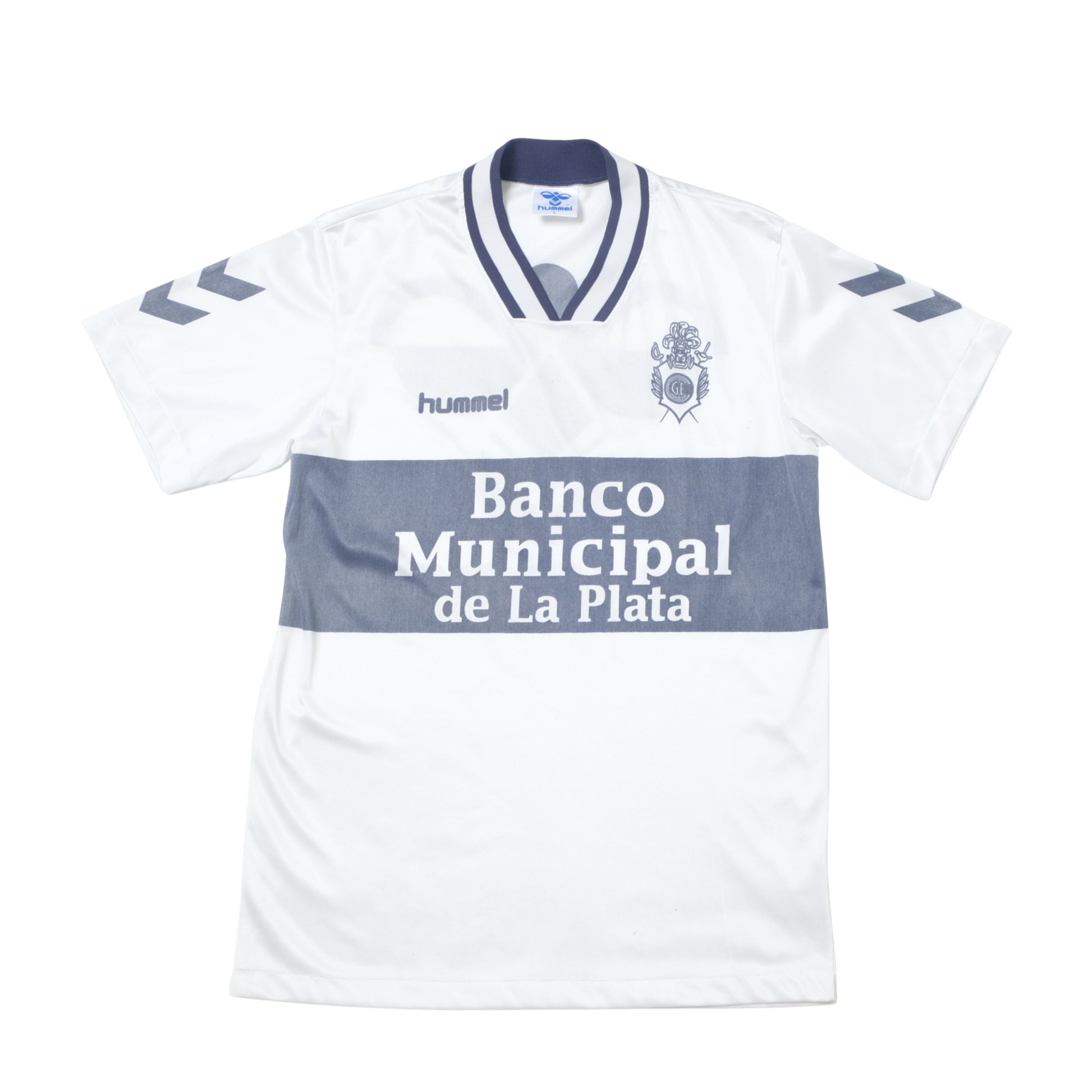 1990s Gimnasia La Plata (Argentina) Training Shirt Hummel (M/L) 