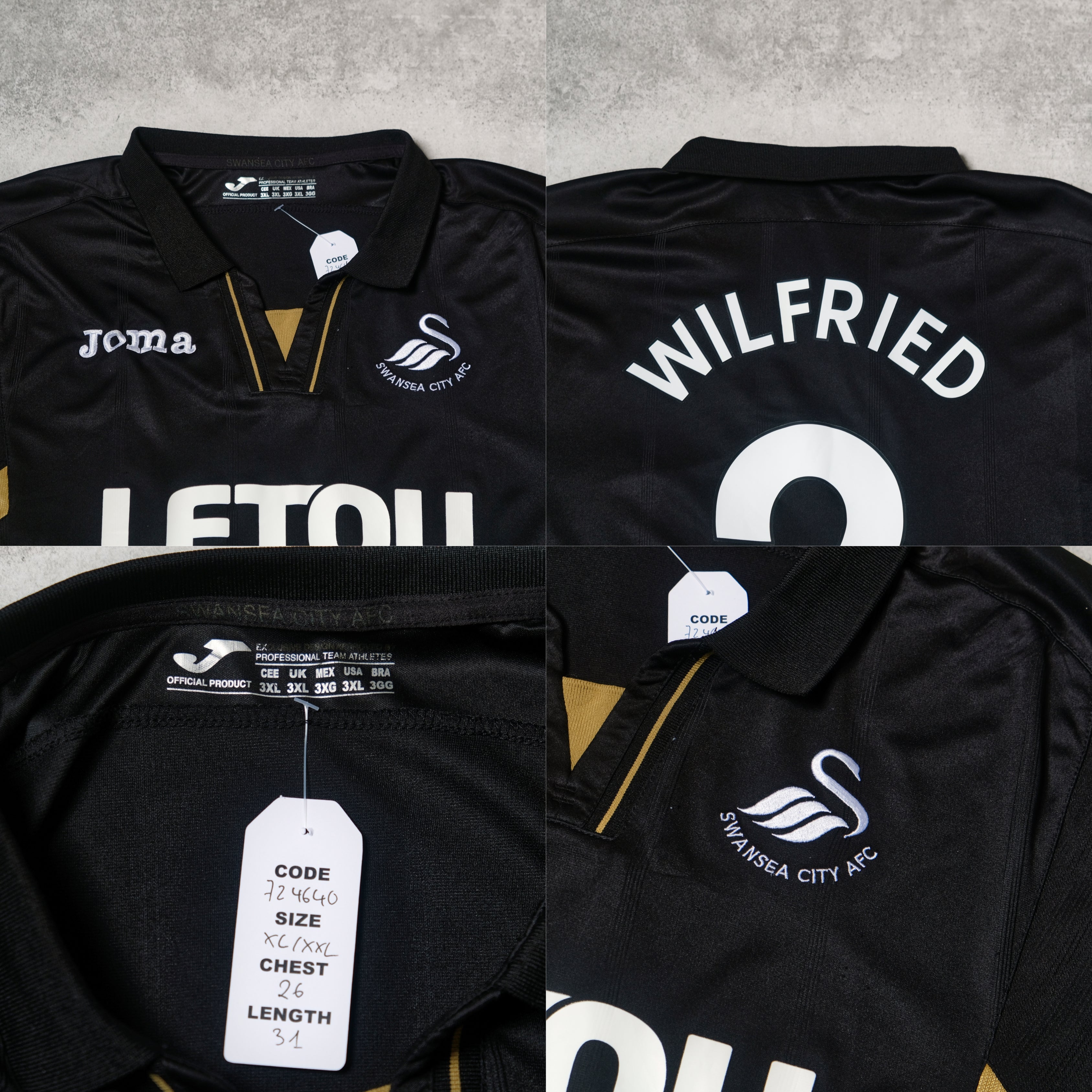 2017/18 Swansea Third Shirt Joma Wilfried (XXL)