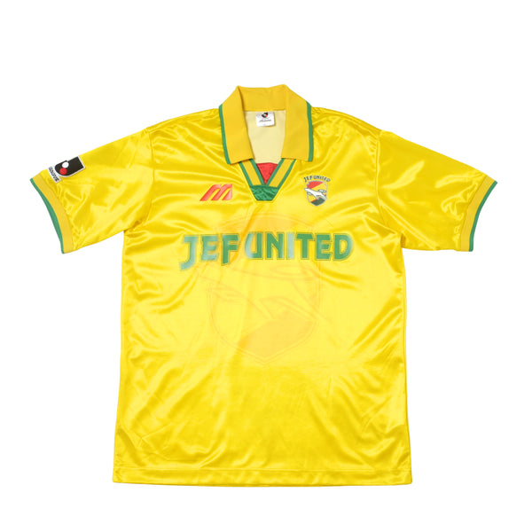 JEF UNITED 市原 ユニフォーム 19番 Mizuno 1997/98 JEF United Ichihara Home Shirt Mizuno J-League (L) – VICE