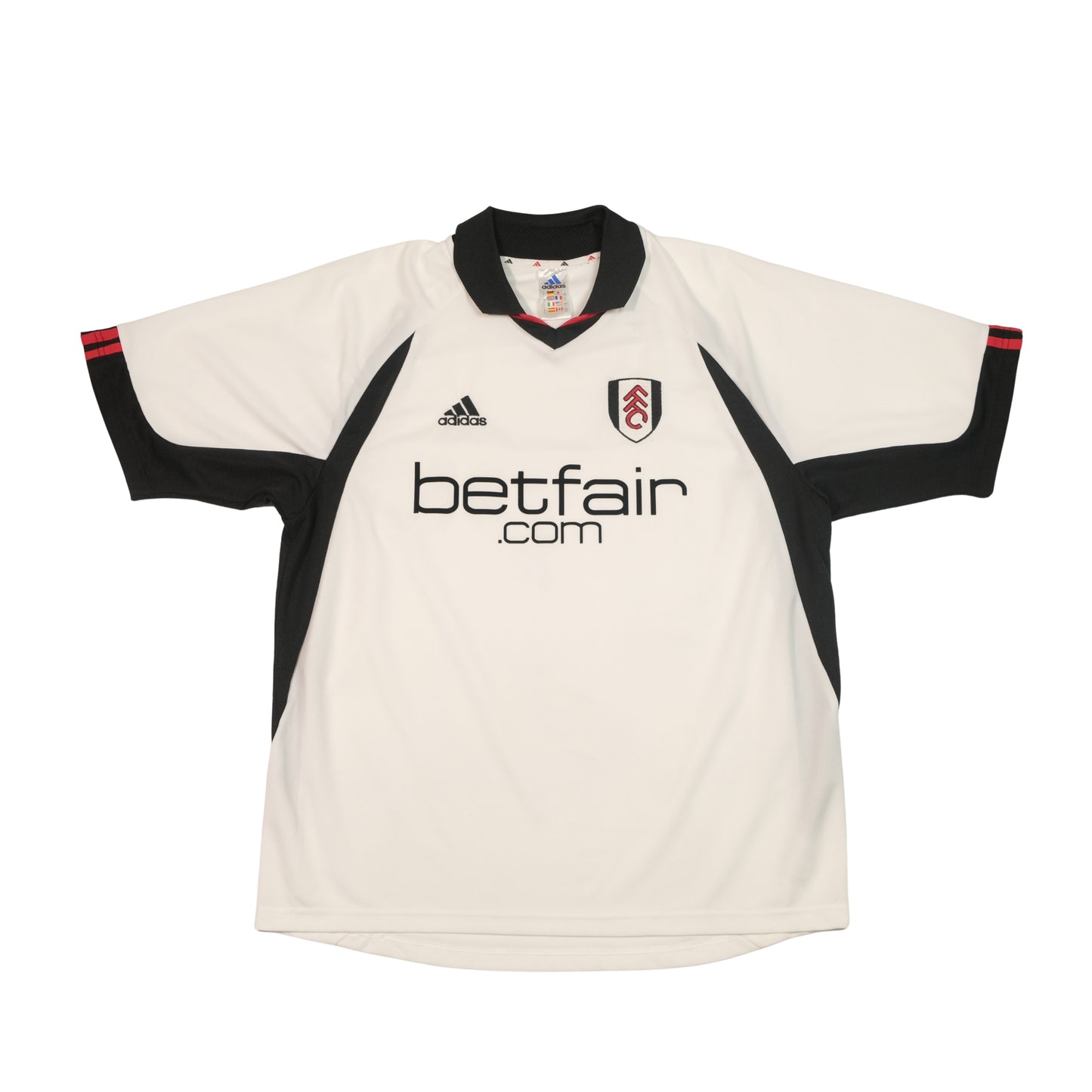 2002/03 Fulham Home Shirt Adidas (L) 