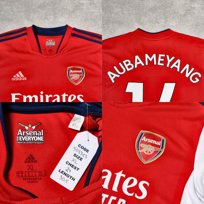 2021/2022 Arsenal Home Shirt Adidas Aubameyang (XL) 