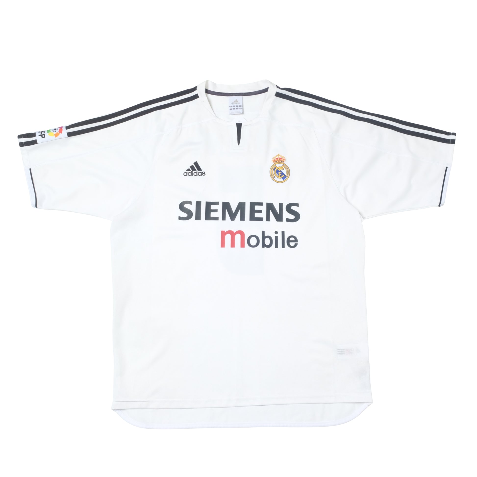 2003/04 Real Madrid Home Shirt Adidas Zidane (L/XL)