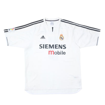 2003/04 Real Madrid Home Shirt Adidas Zidane (L/XL)