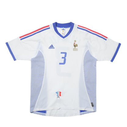2002/04 France Away Shirt Adidas Lizarazu (L)