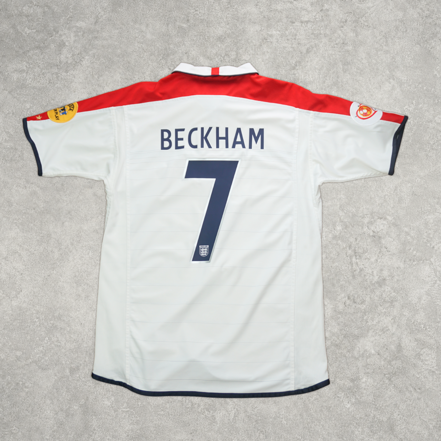 2003/05 England Home Shirt Umbro Beckham (M/L)