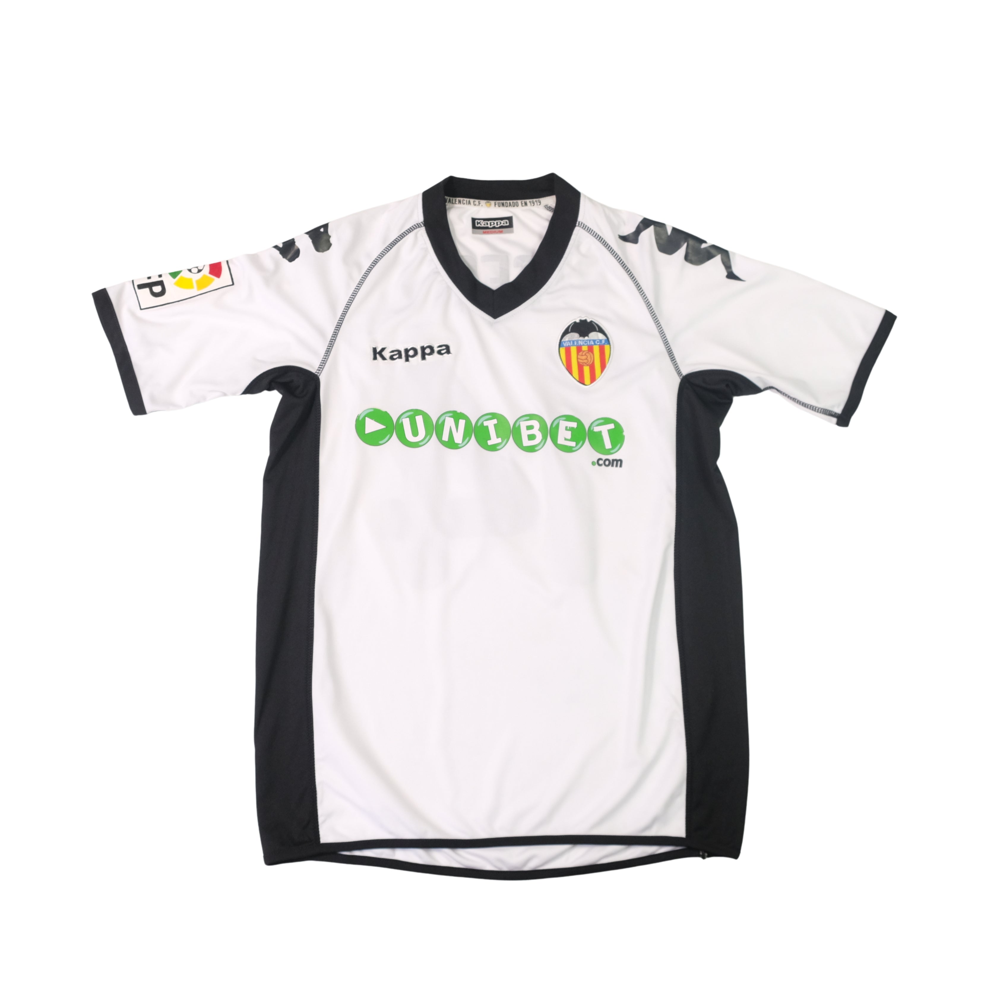 2010/11 Valencia Home Shirt Kappa Vicente (S)