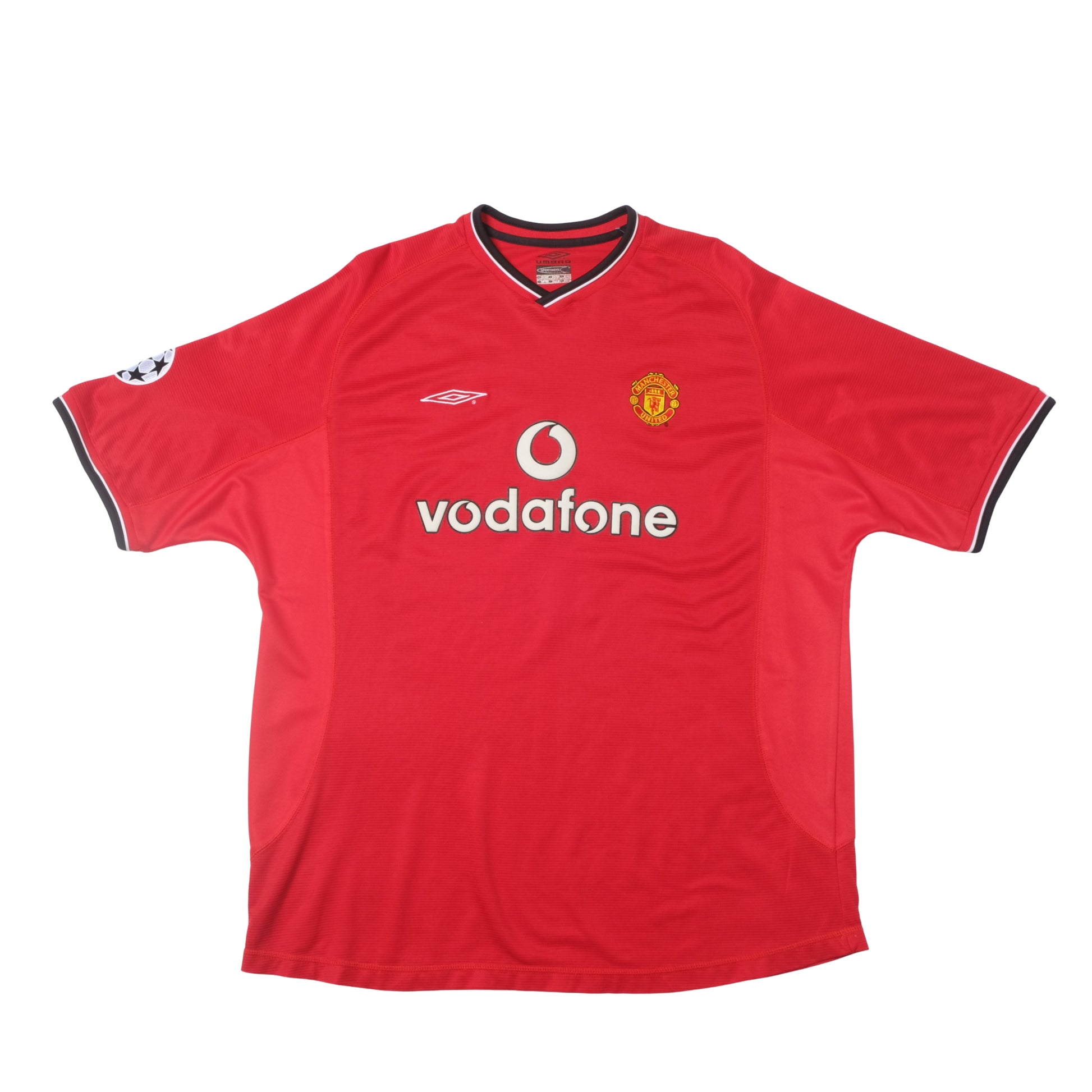 2000/02 Manchester United Home Shirt Umbro Beckham (XXL)
