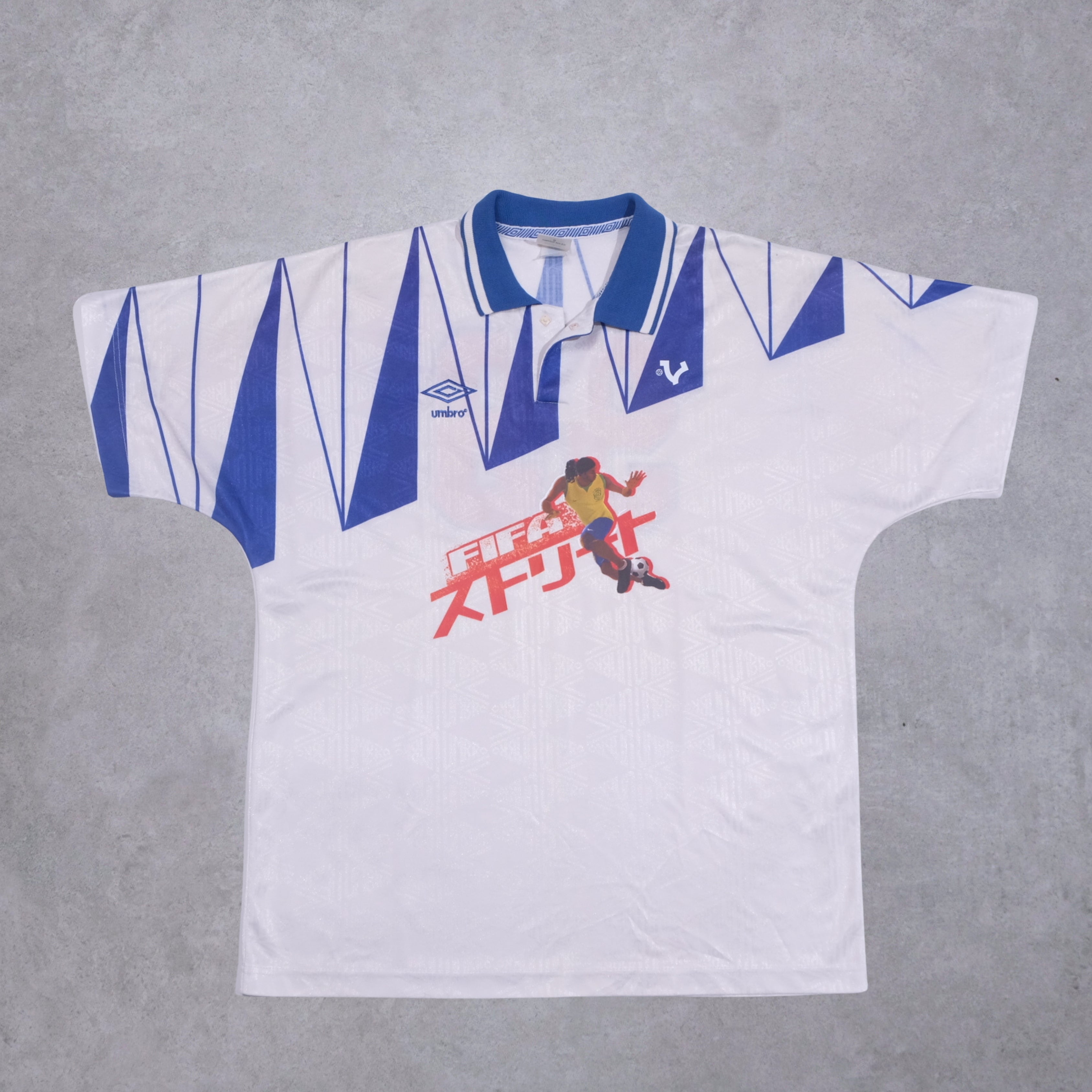 1990s VICE Footbal Store x Fifa Street Custom Football Shirt Umbro