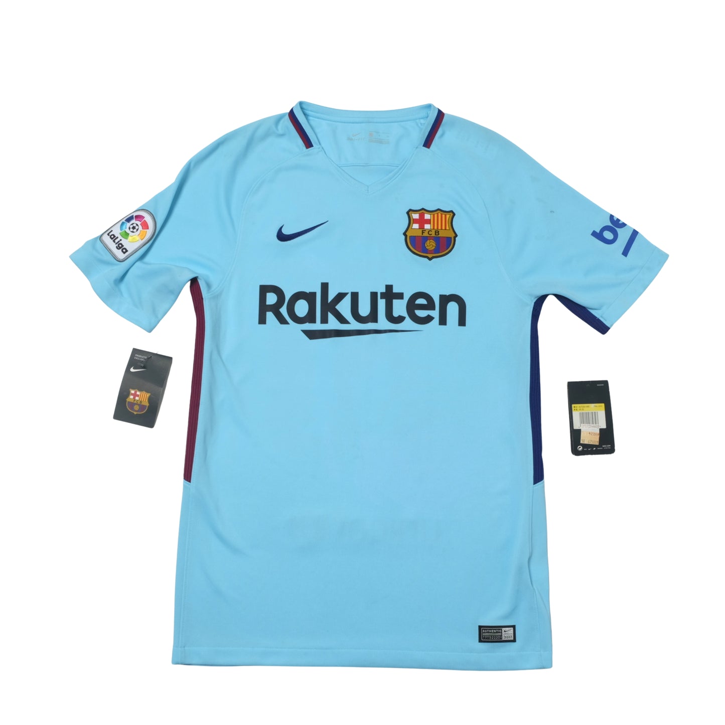 2017/18 Barcelona Away Shirt Nike Messi BNWT (S/M)