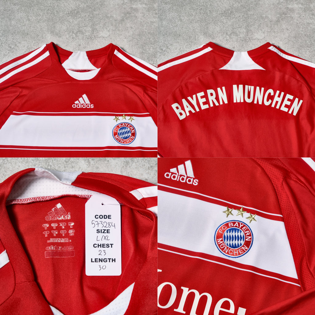 2007/08 Bayern Munich Home Shirt Adidas (L/XL)
