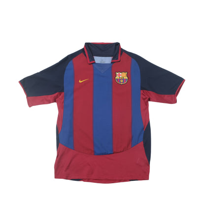 2003/04 Barcelona Home Shirt Nike De Boer (M)
