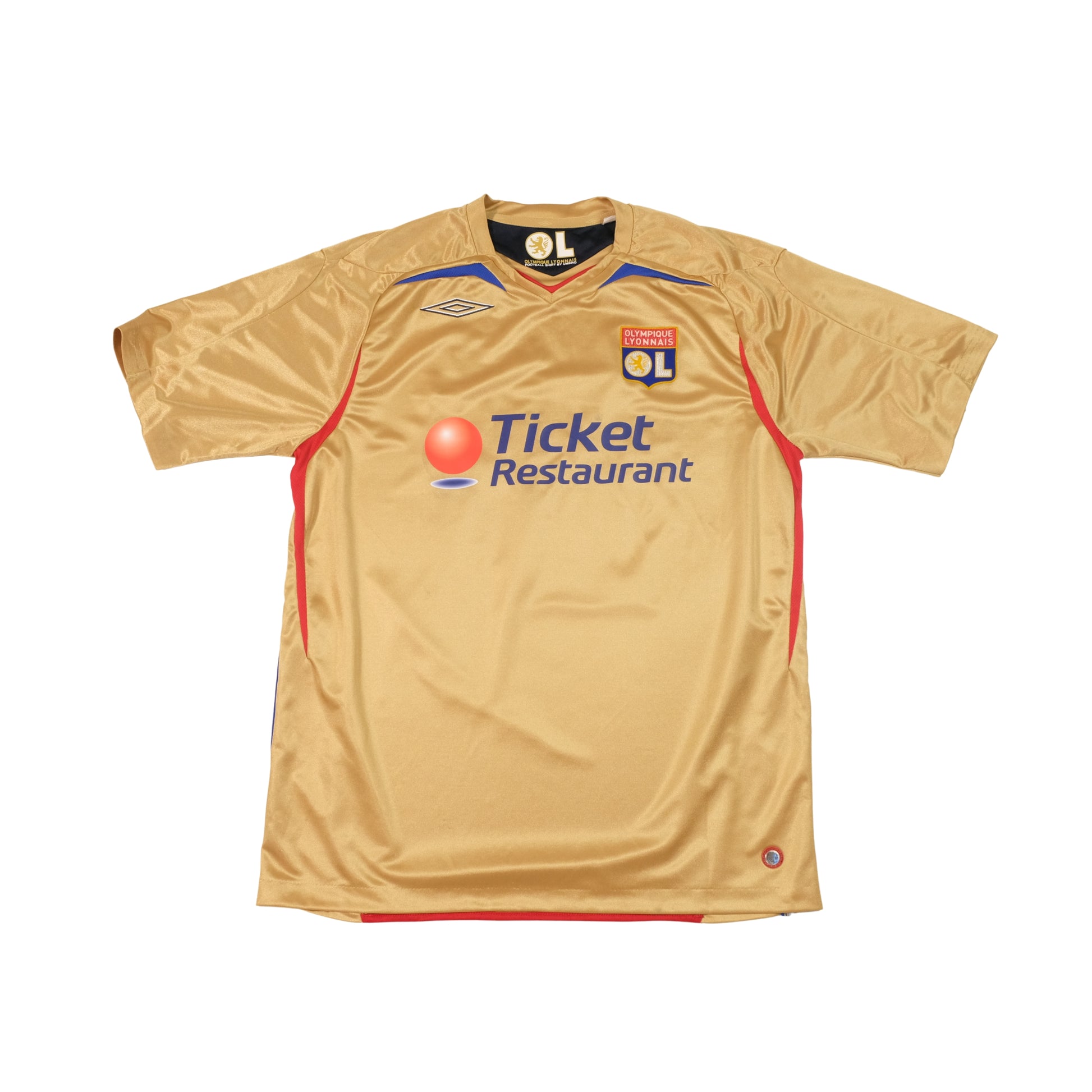 2007/08 Lyon Away Shirt Umbro Benzema (L)