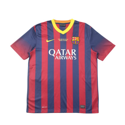 2013/14 Barcelona Away Shirt Nike Iniesta (L/XL)