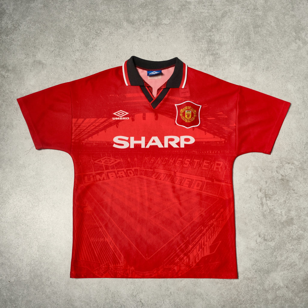 1994/96 Manchester United Home Shirt Umbro (L)