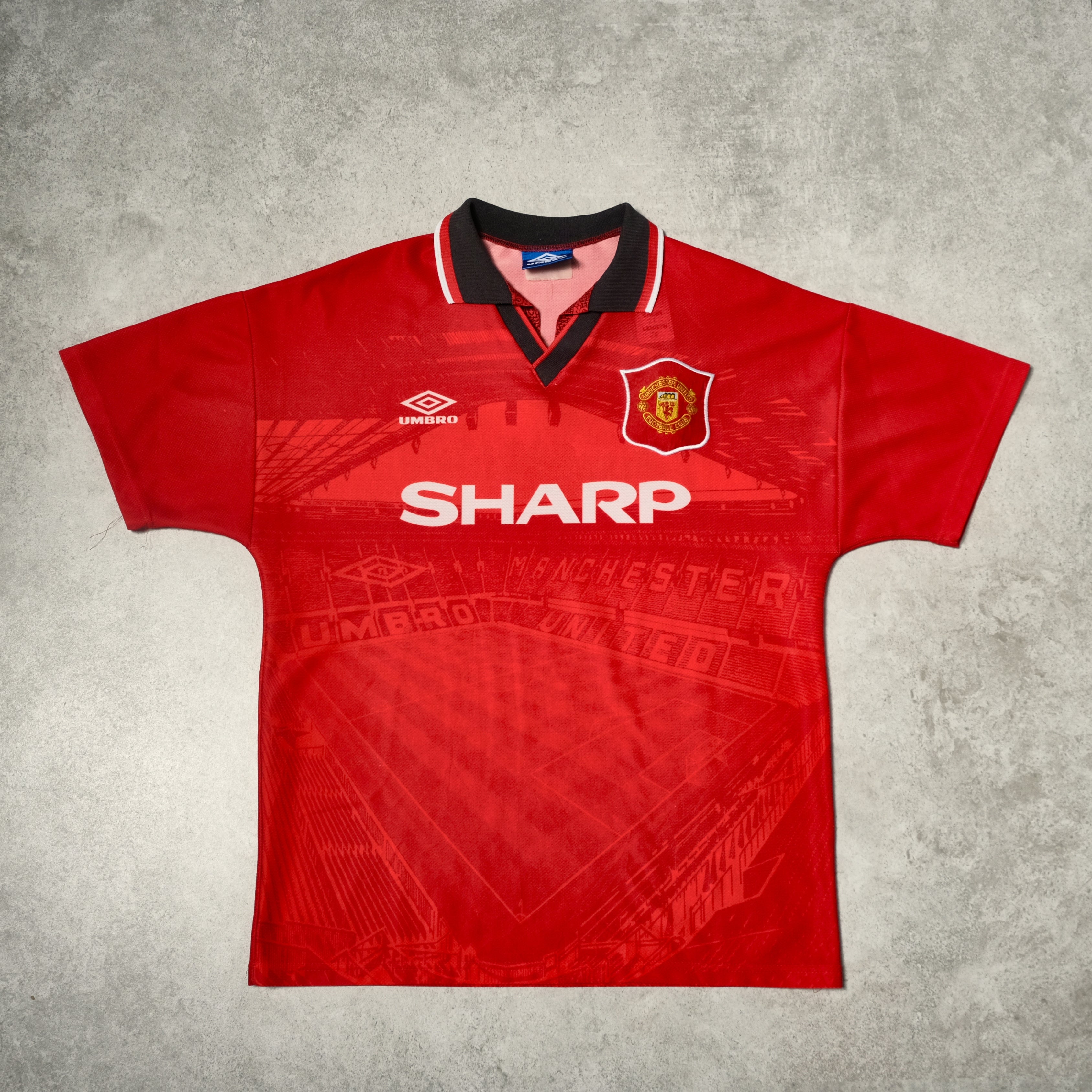 1994/96 Manchester United Home Shirt Umbro (L)