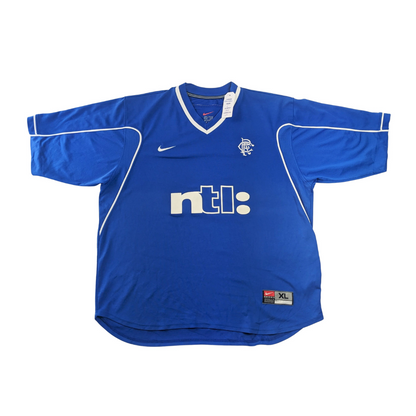 Rangers Nike 2000/2001 Home Football Shirt Large