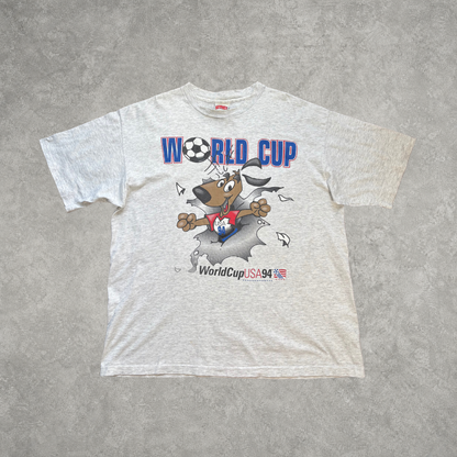 USA Adidas World Cup 1994 Vintage T-Shirt Nutmeg (XXL)