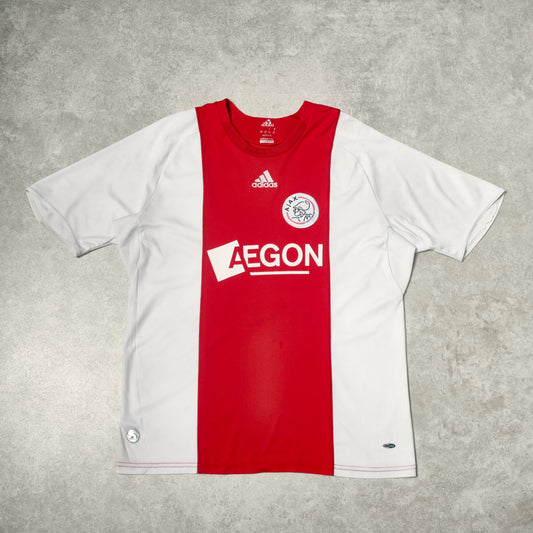 2008/09 Ajax Home Shirt Adidas Suarez (L/XL)