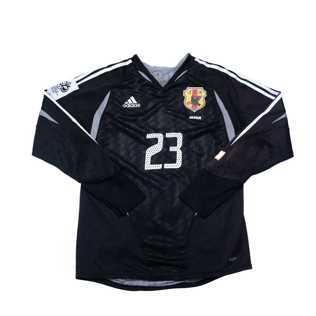 2004/06 Japan Goalkeeper Shirt Adidas Kawaguchi Player Issue (M) 