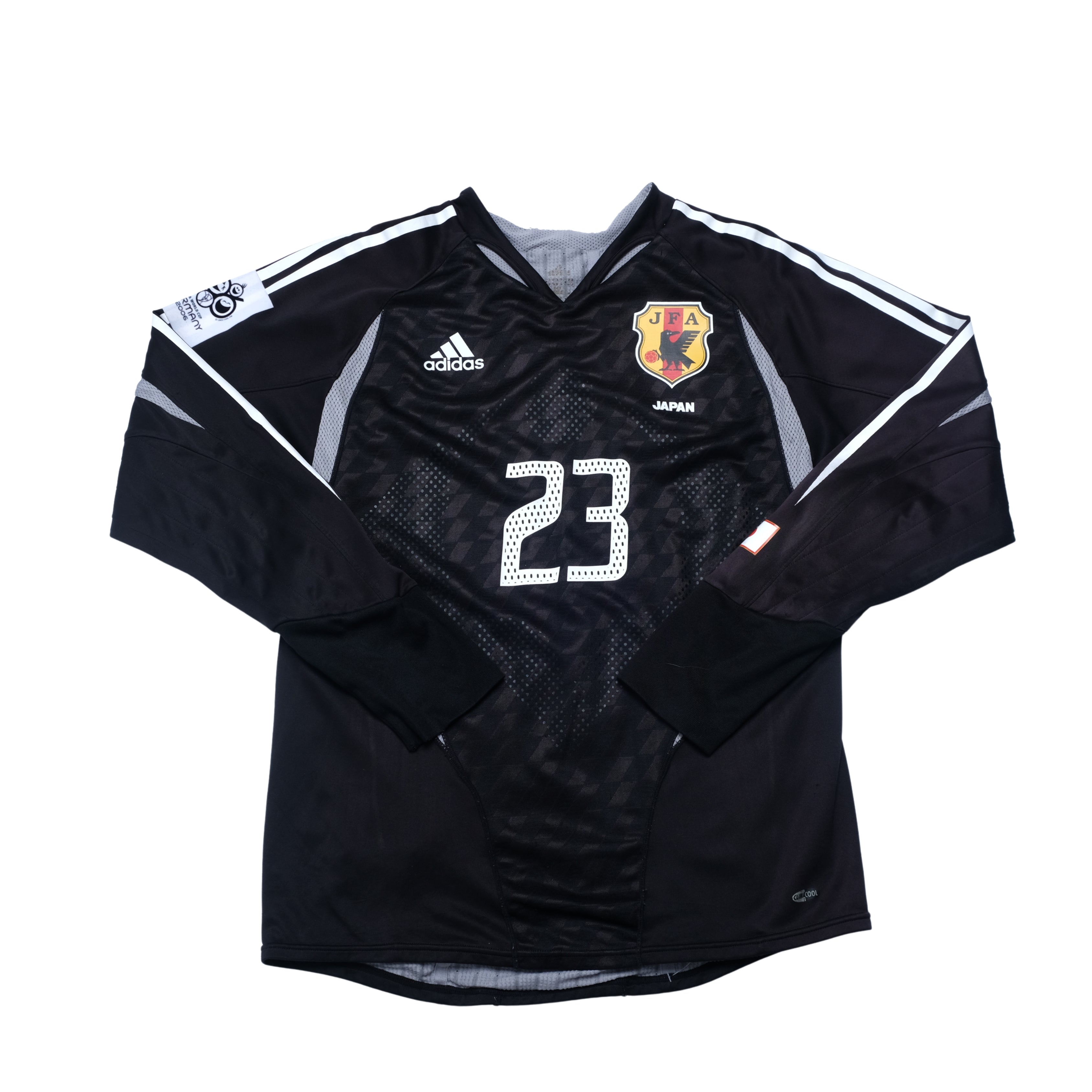 2004/06 Japan Goalkeeper Shirt Adidas Kawaguchi Player Issue (M) 