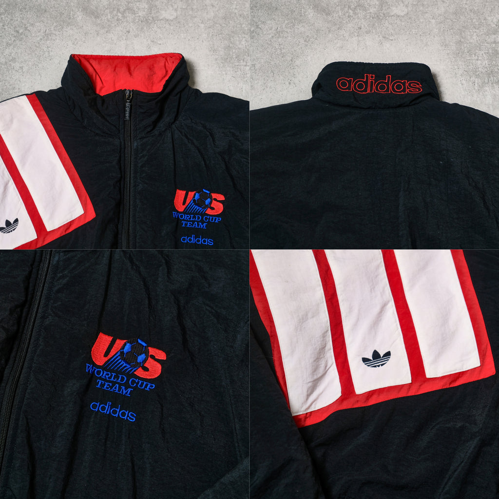 1992 USA Training Track Football Jacket Adidas (XL)