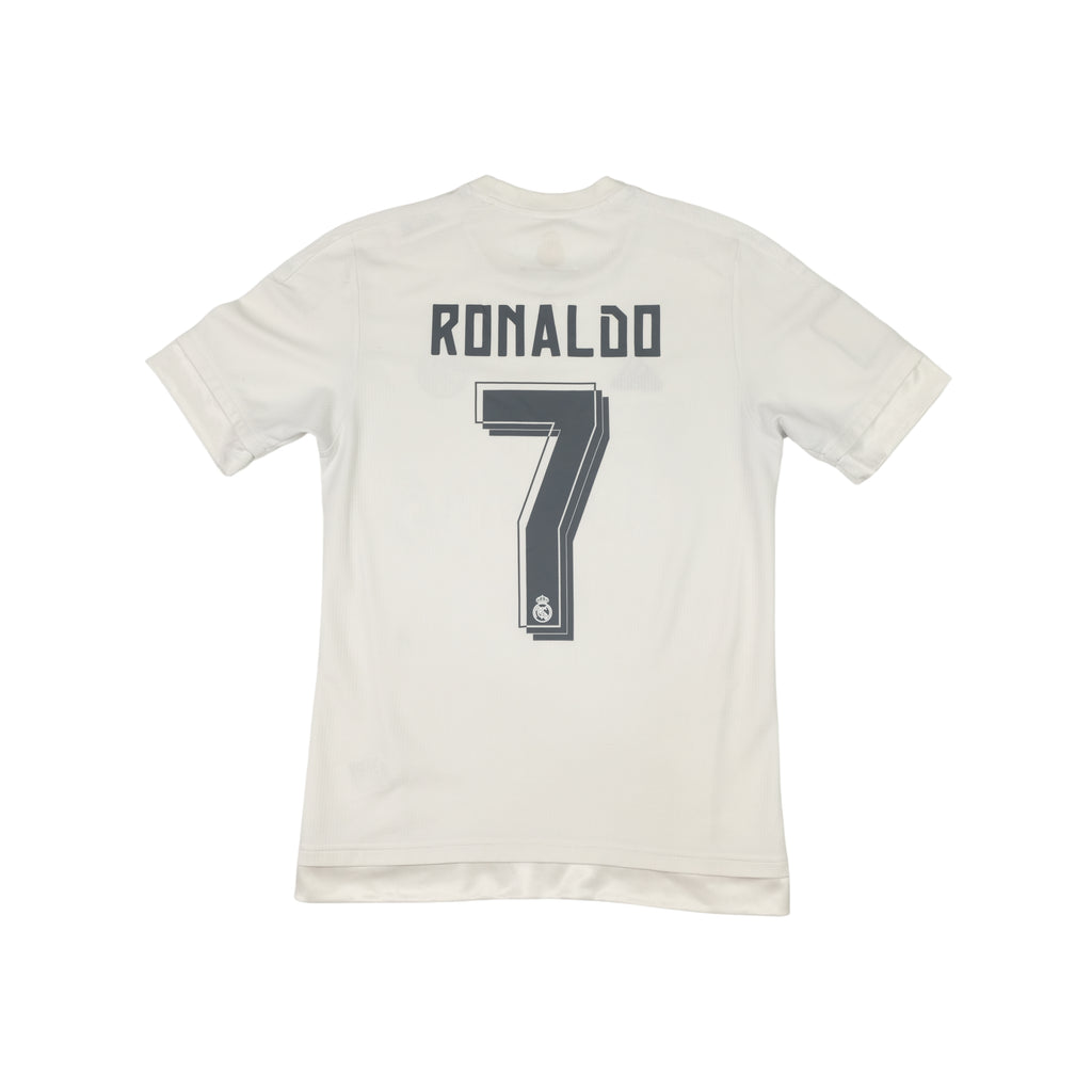 2015/16 Real Madrid Home Shirt Ronaldo Adidas (S)