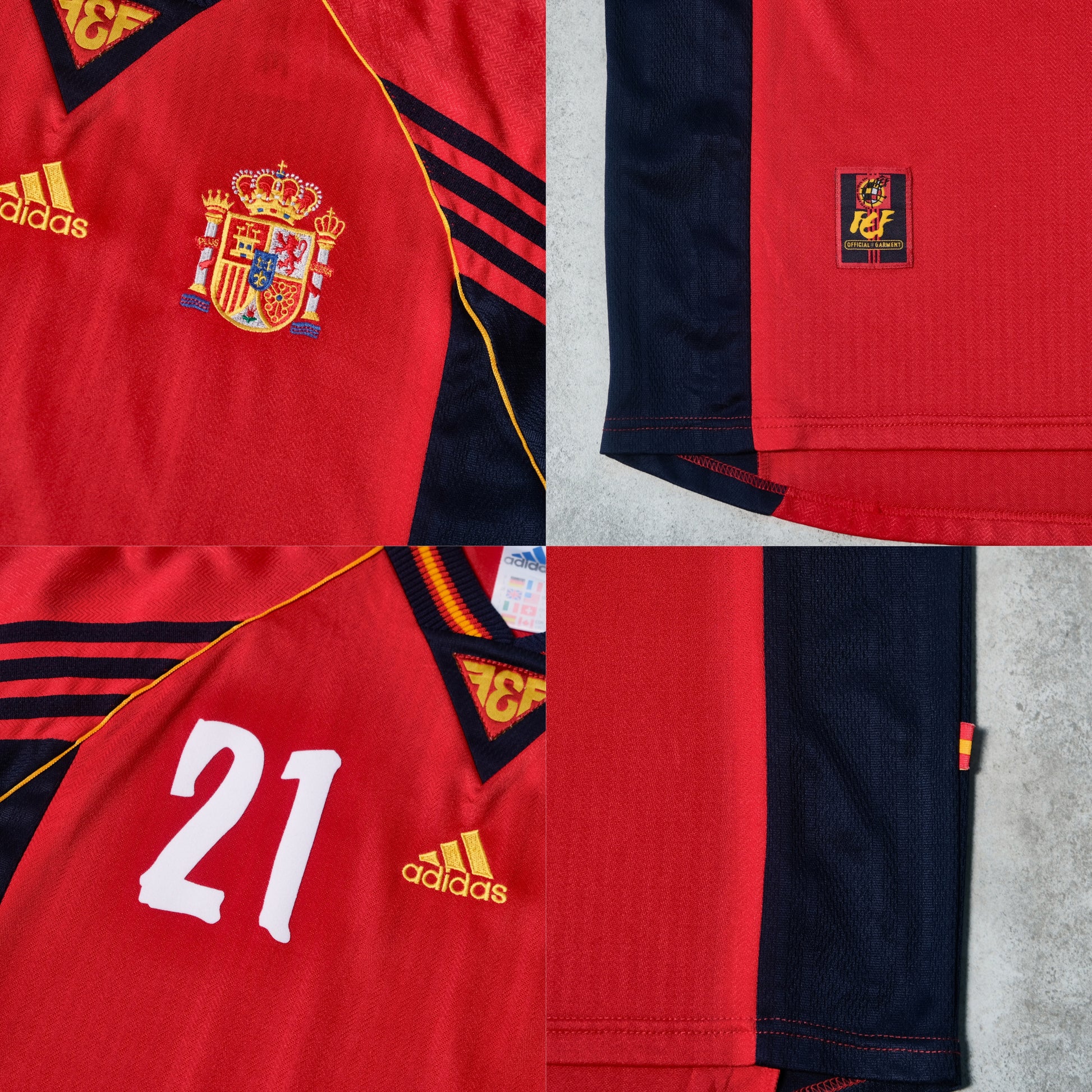 1998/99 Spain Home Shirt Adidas Luis Enrique (XL)