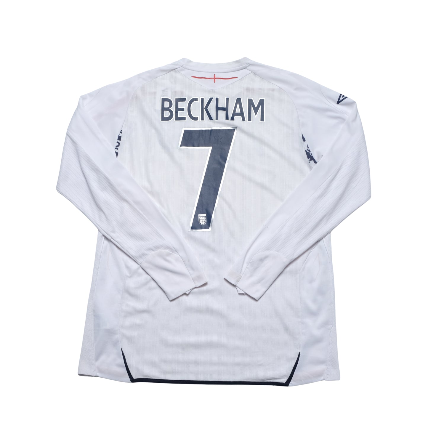 2007/09 England Home Shirt Umbro Beckham (M)