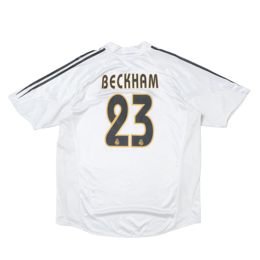 2004/05 Real Madrid Home Shirt Adidas Beckham (L/XL)