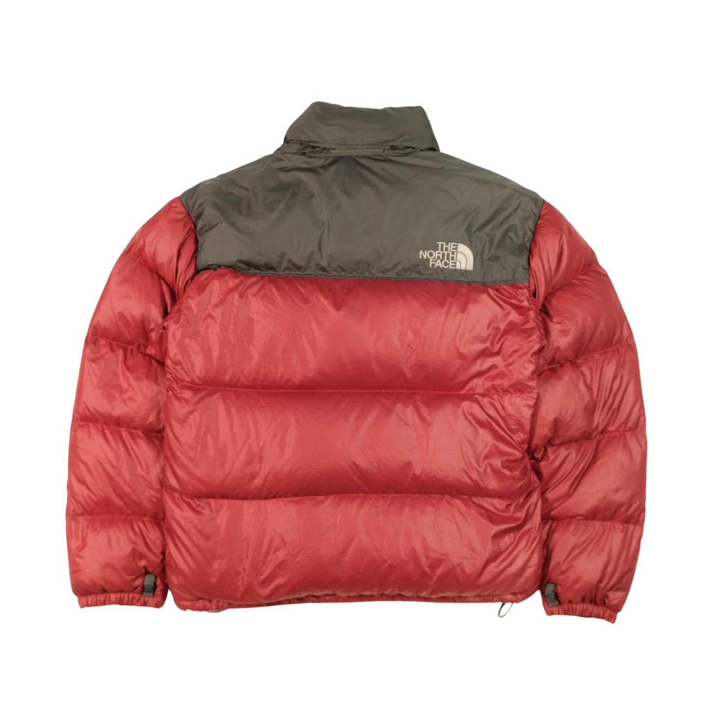 The North Face Nuptse 700 1990s Vintage Burgundy Down Puffer Jacket Small/Medium