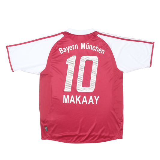 2003/04 Bayern Munich Home Shirt Adidas Makaay (L)