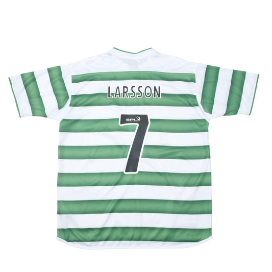 2003/04 Celtic Home Shirt Umbro Larsson (XL/XXL) 